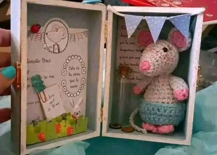 Caja Ratoncito Pérez para niños
