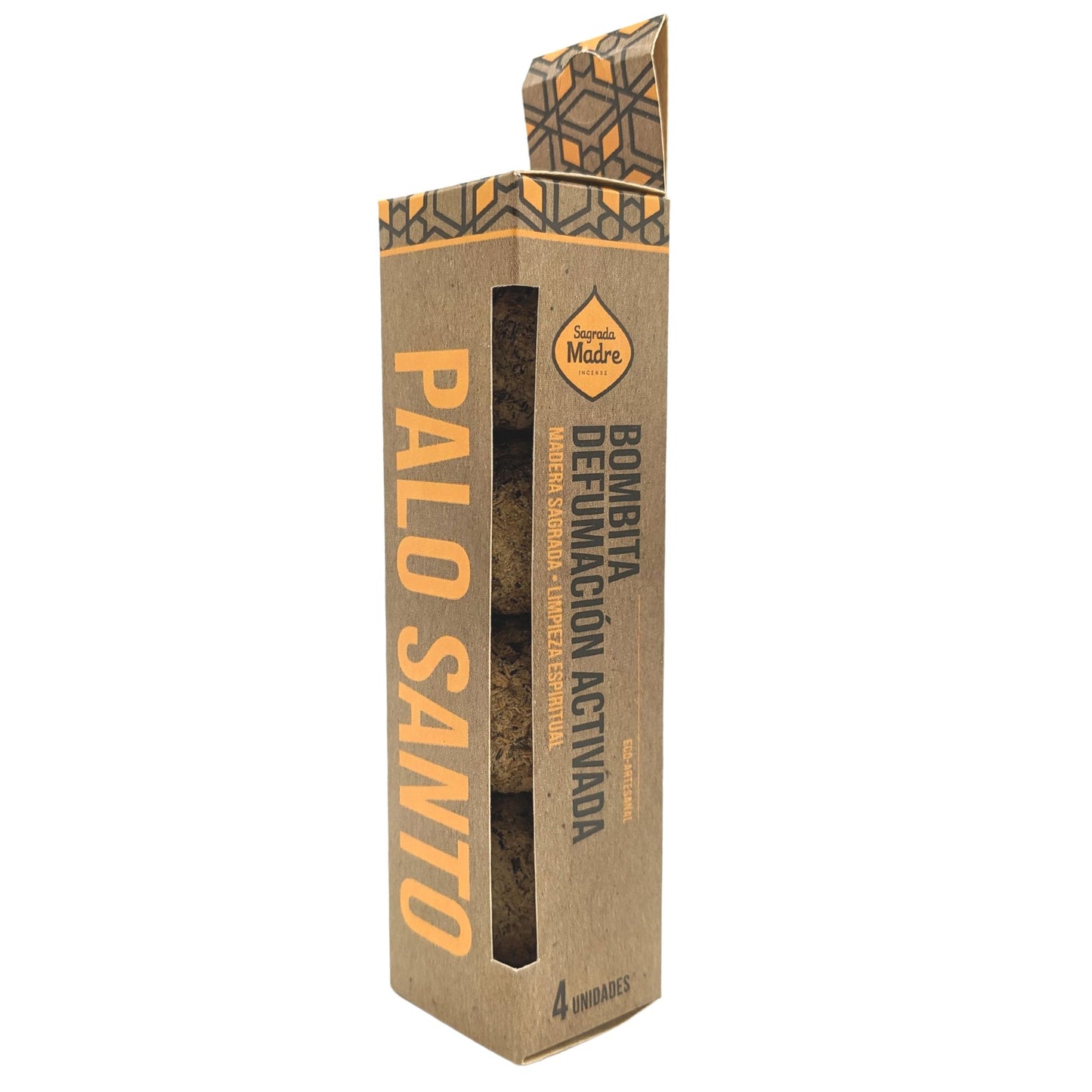 Caja de 4 Bombitas de Incienso Palo Santo