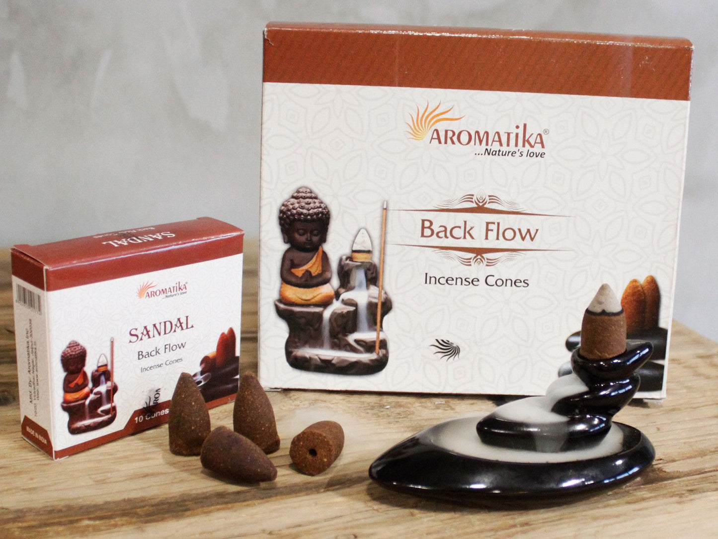 Conos de Incienso Reflujo Aromatika - Palo Santo