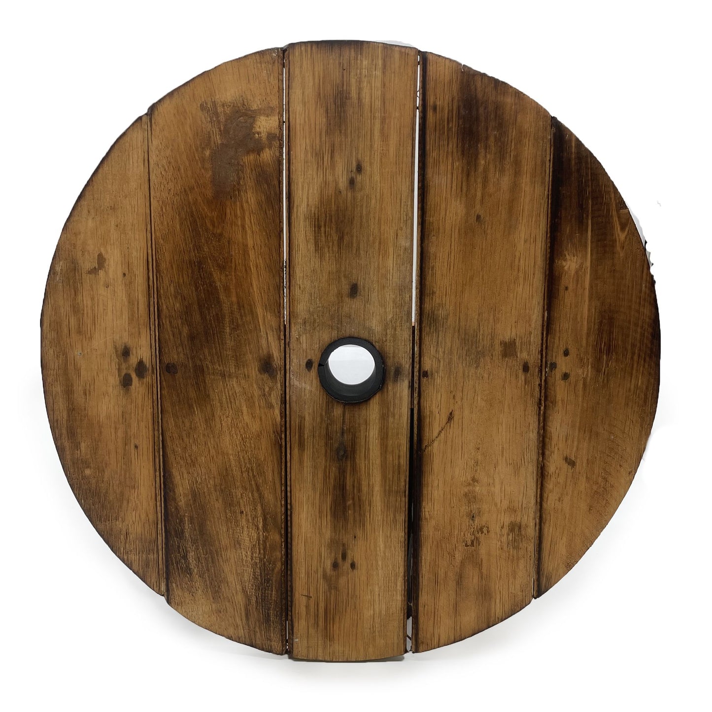 Taburete de barril de cerveza y soporte para sombrilla - Natural