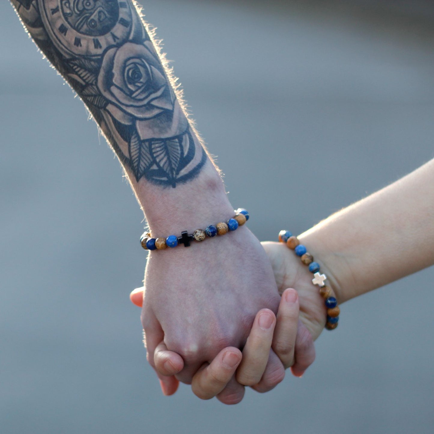 2 Pulseras con Piedras Preciosas - Amor