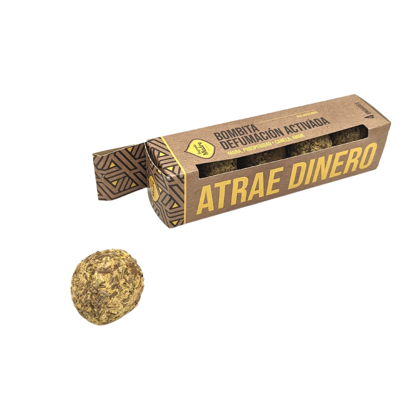 Caja de 4 Bombitas de Incienso Atrae Dinero