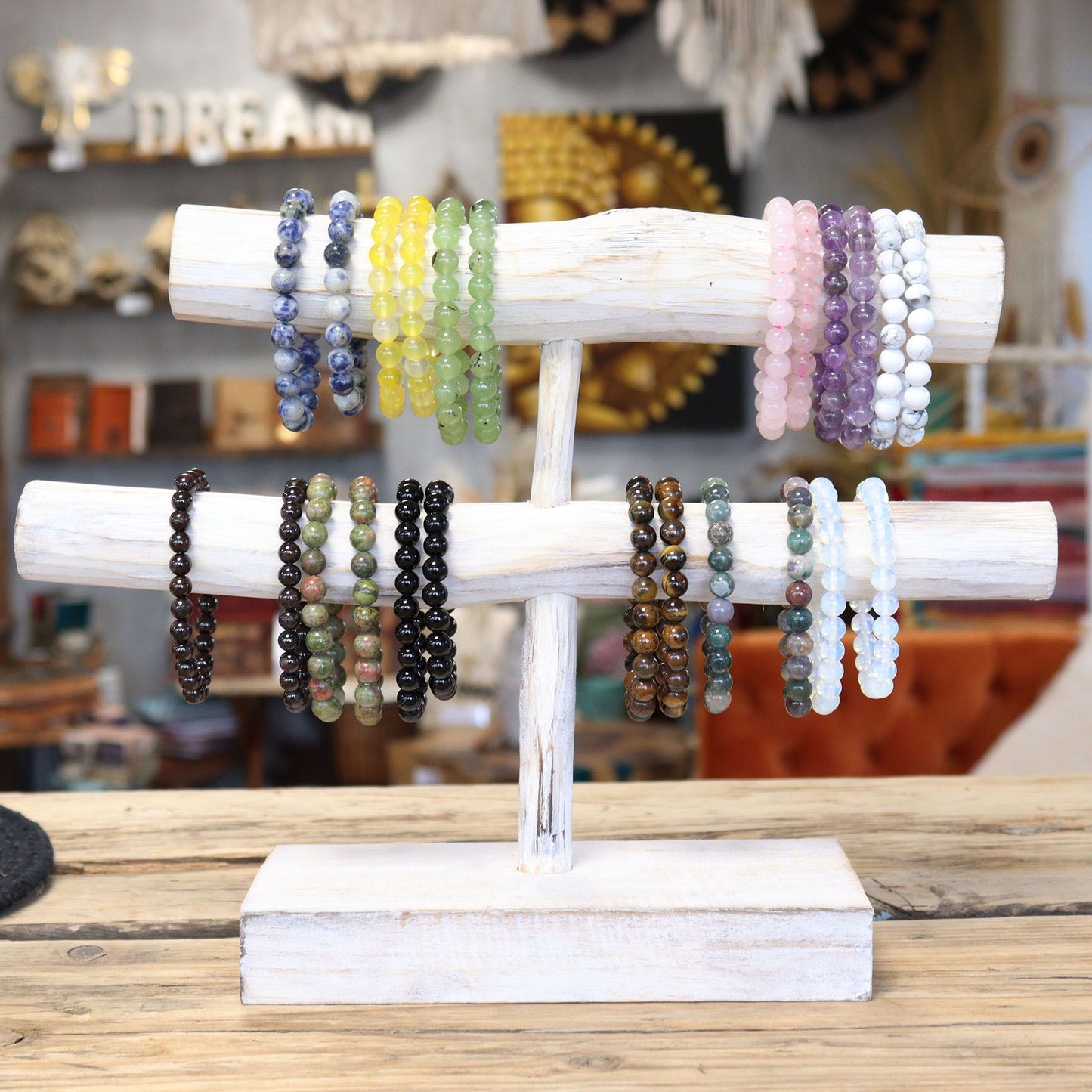 Brazalete de Energía - Ágata de musgo