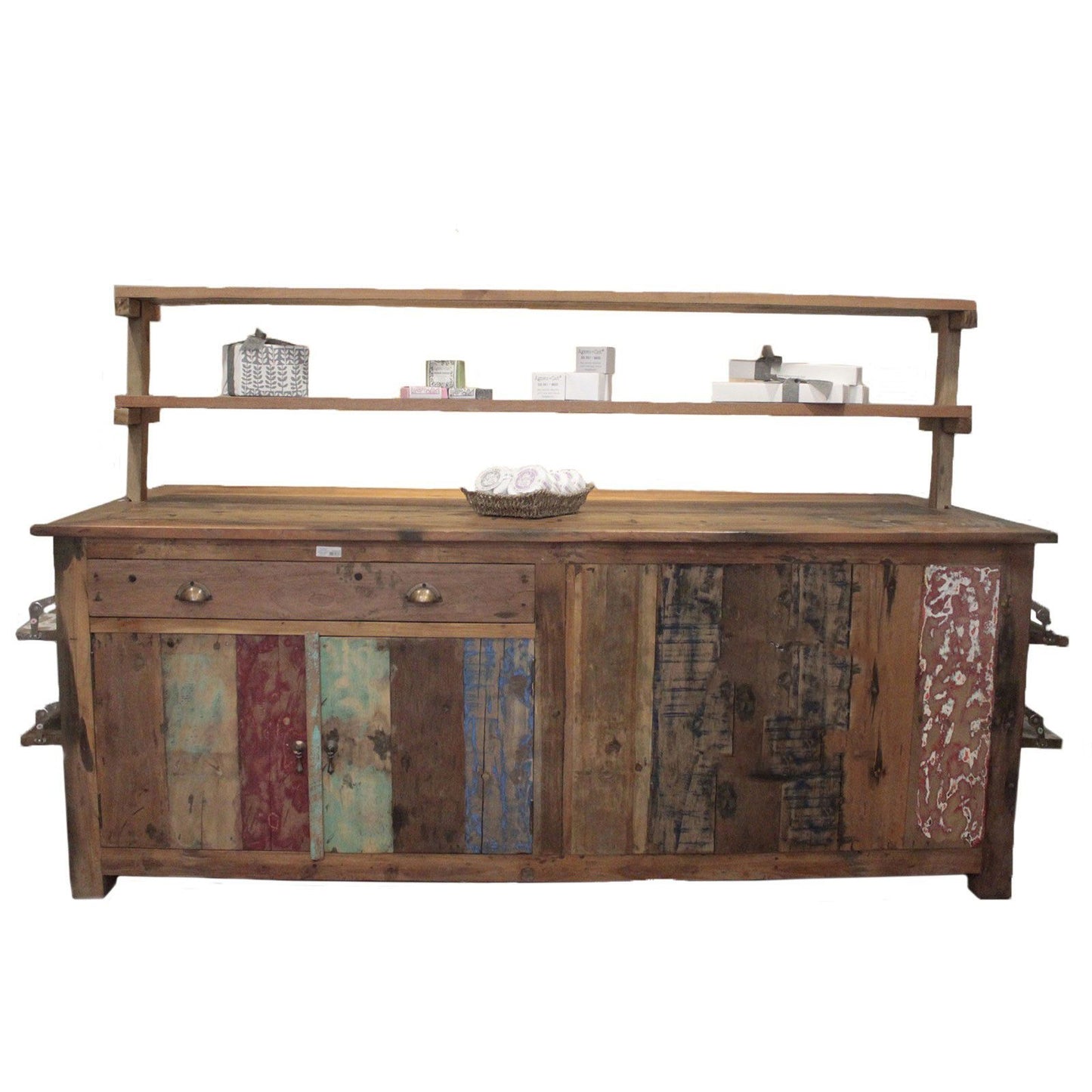 Mesa de exhibición central 207x97x80cm