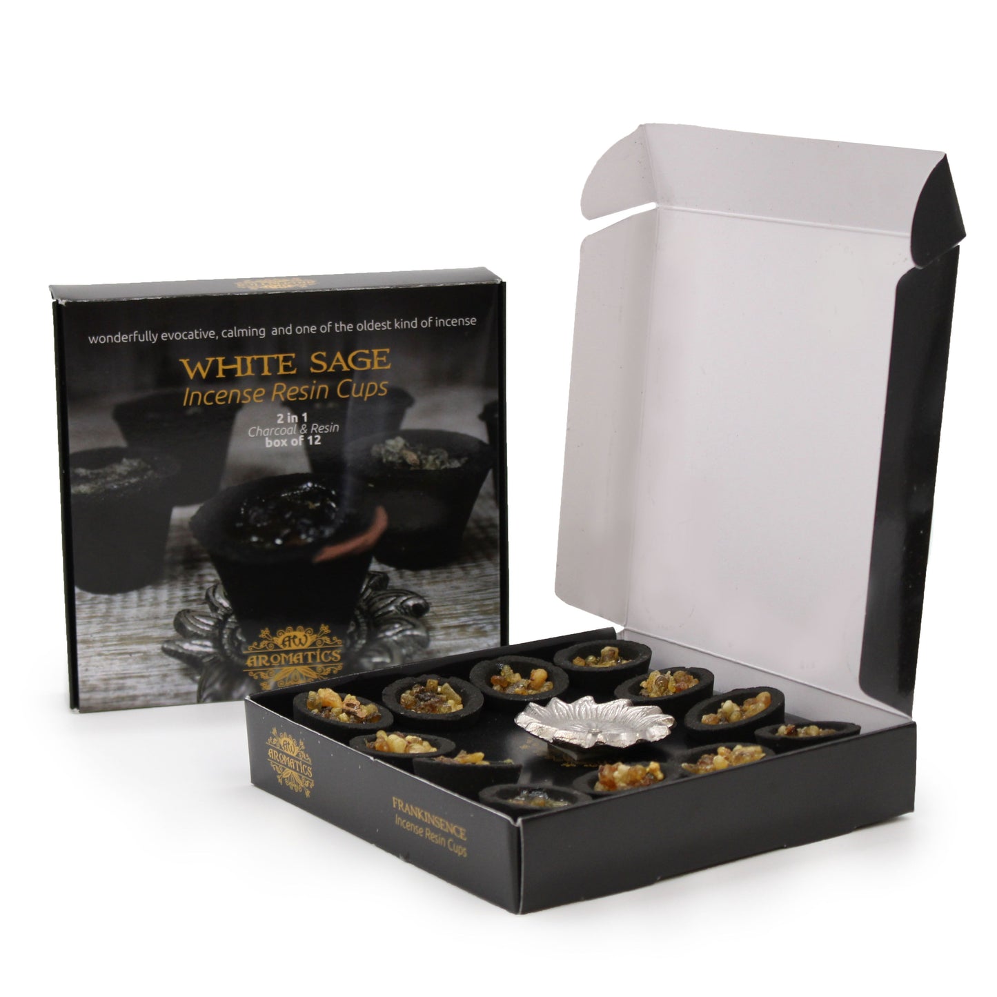Caja de 12 Copas de resina - Mirra