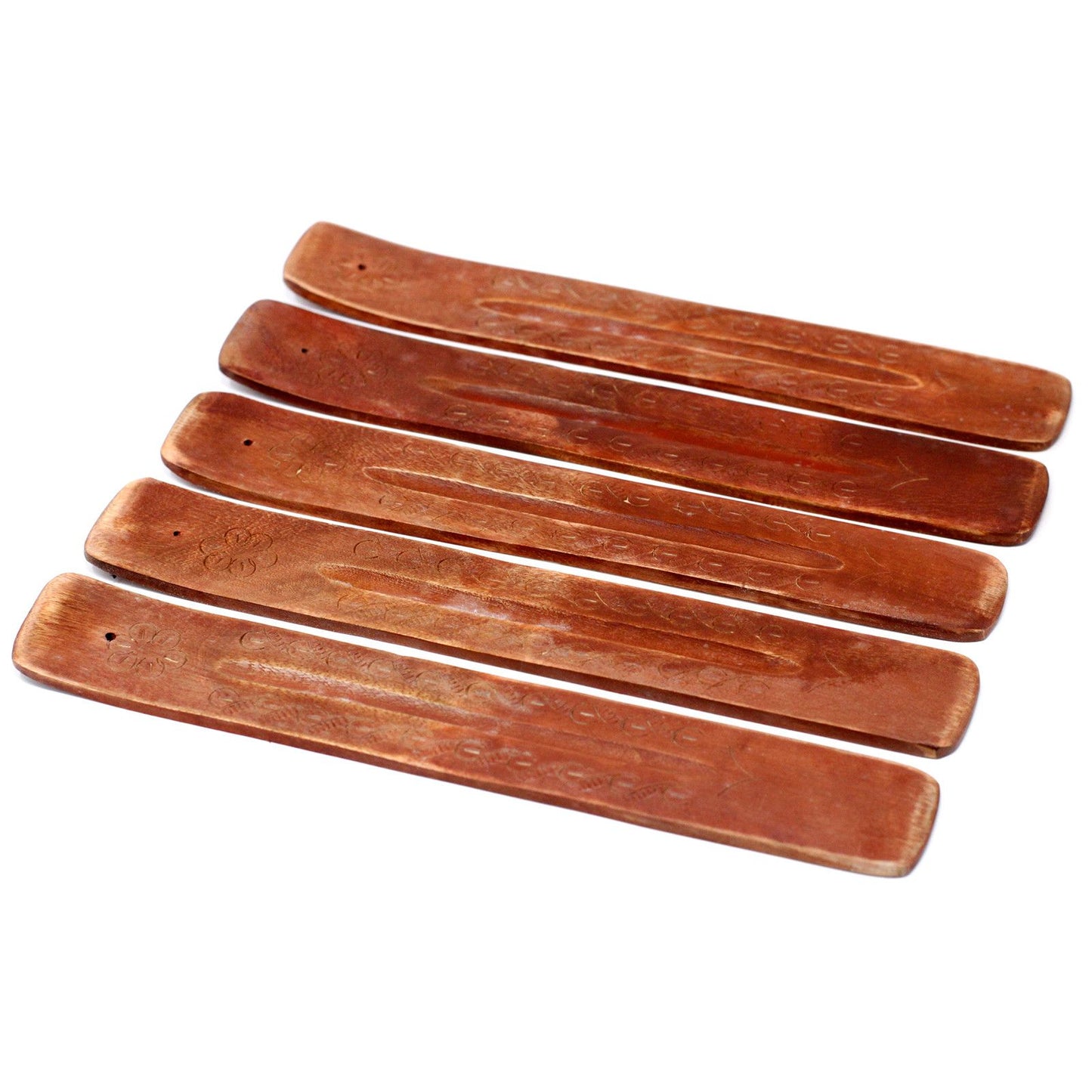 Quemador de incienso madera de mango 25cm