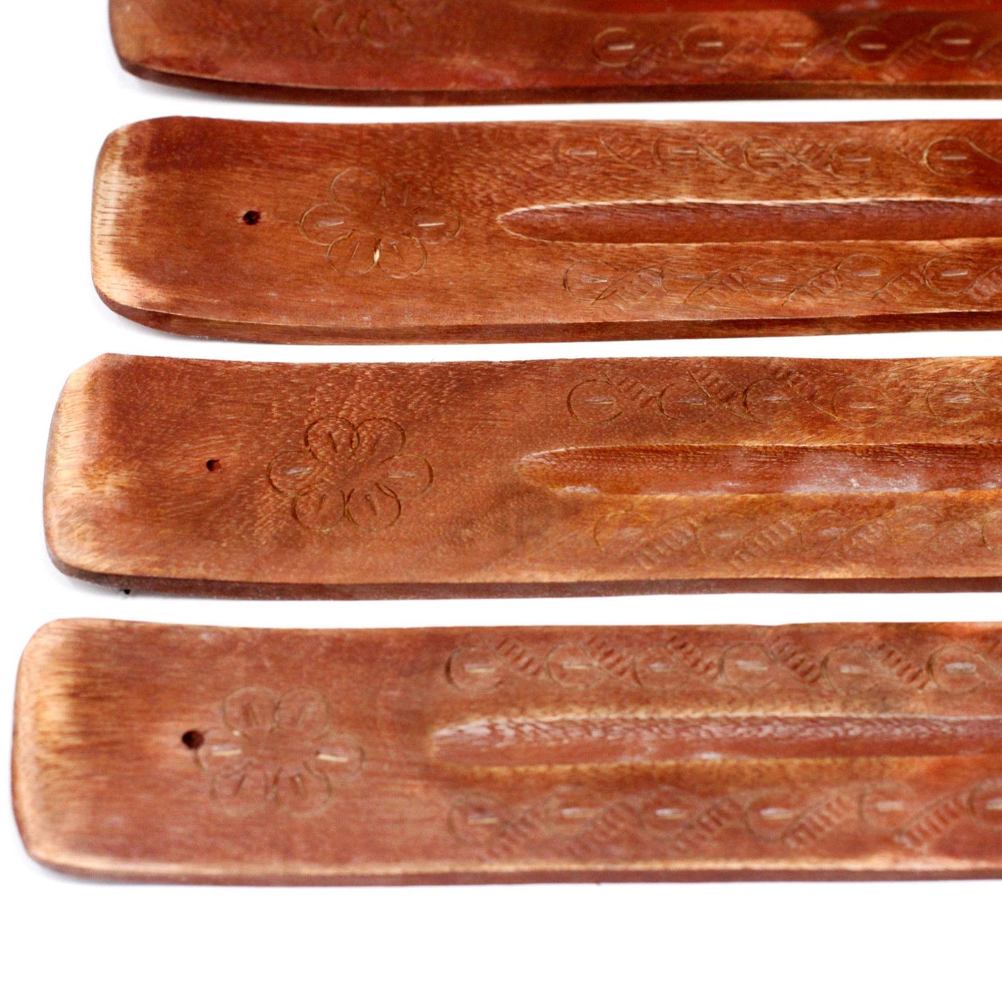 Quemador de incienso madera de mango 25cm
