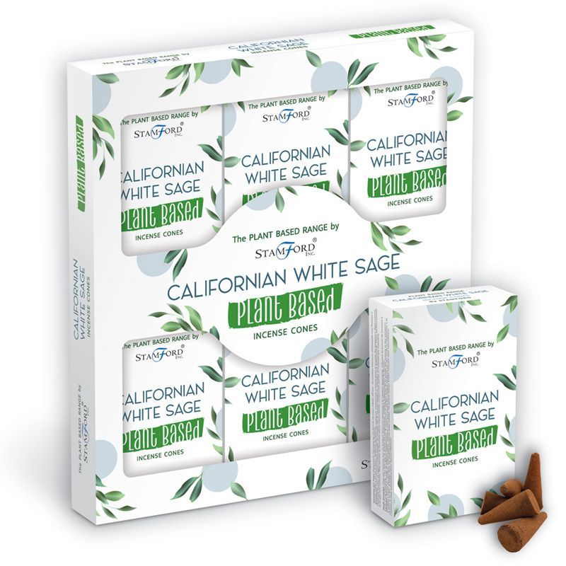 Conos de Incienso a Base de Plantas - Salvia Blanca de California