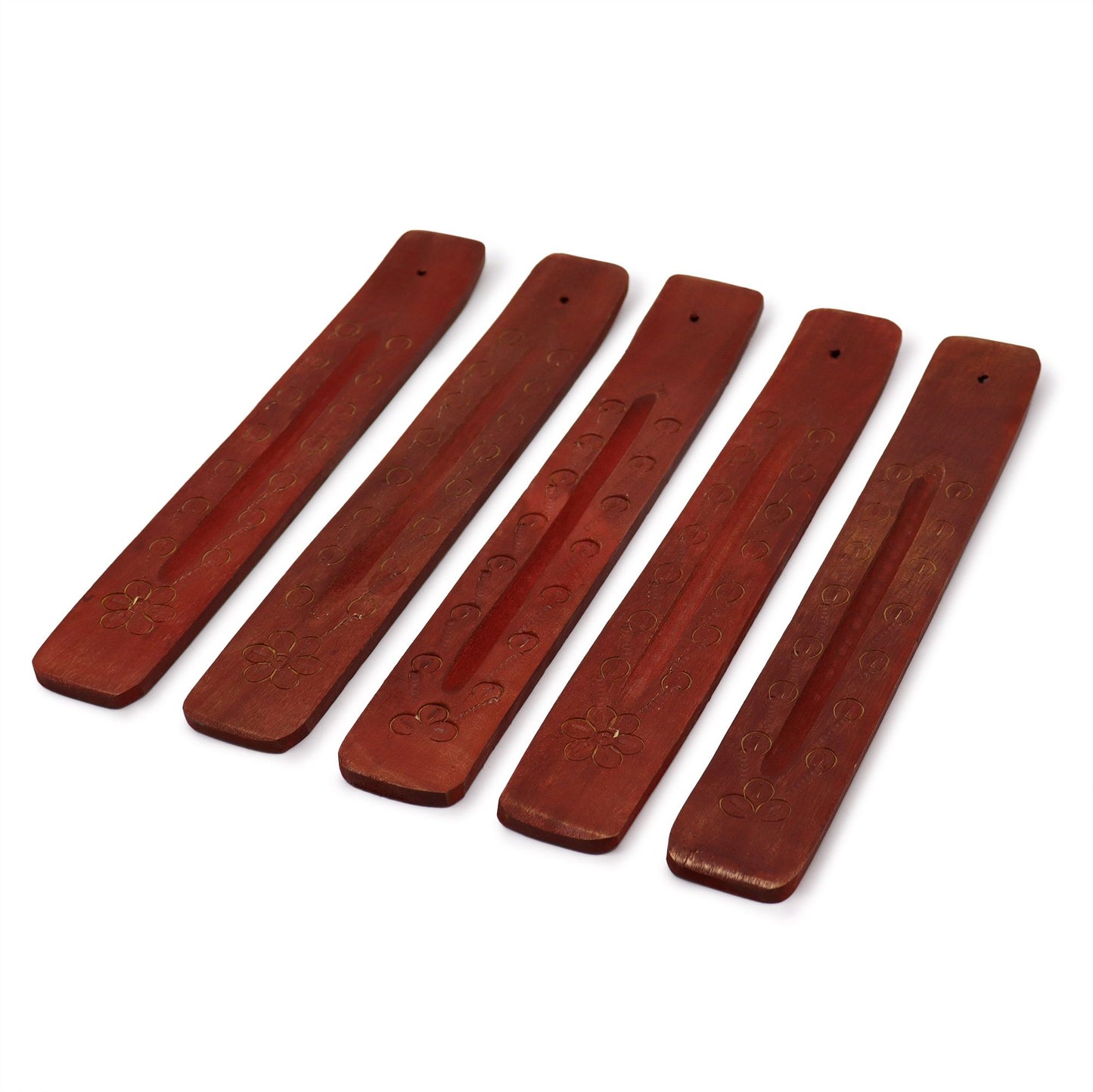 Quemador de incienso madera de mango 25cm