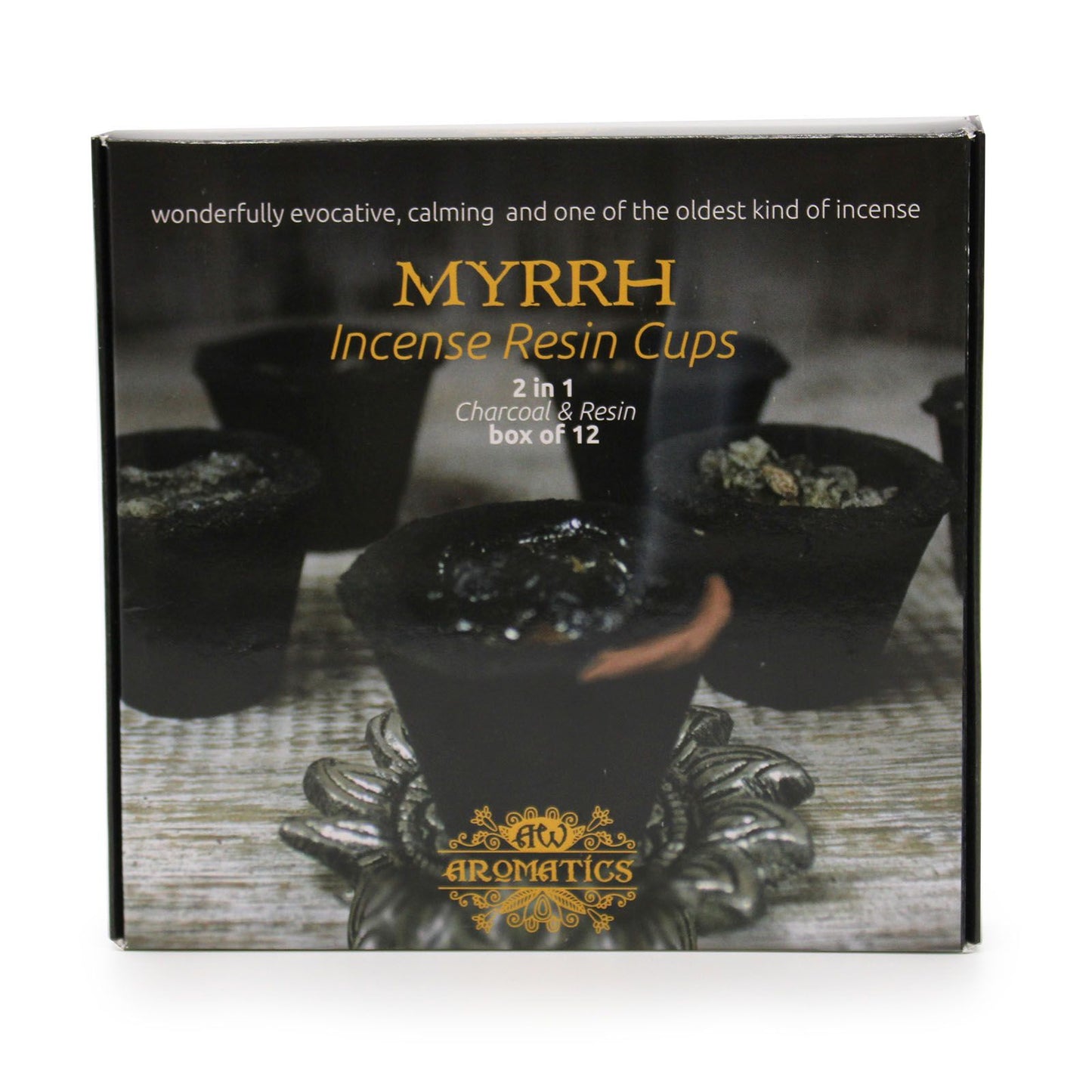 Caja de 12 Copas de resina - Mirra