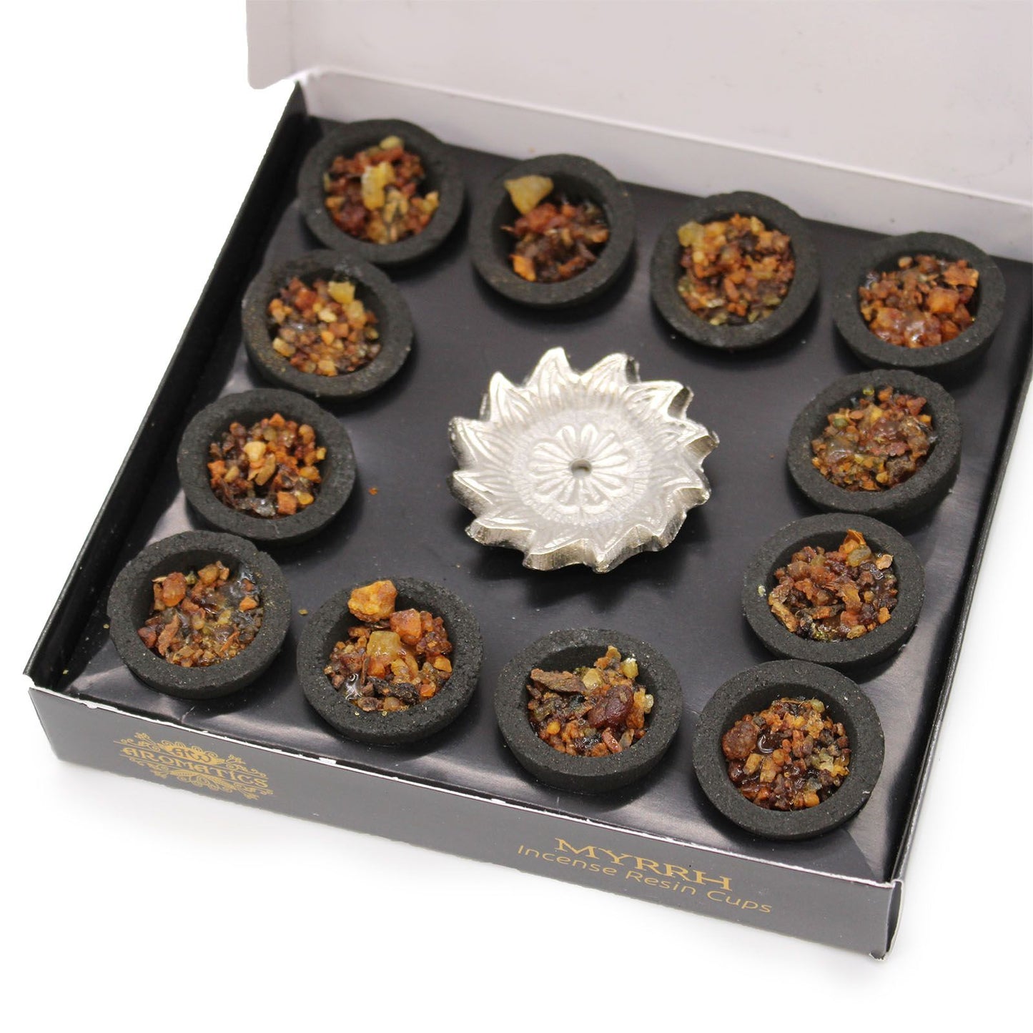 Caja de 12 Copas de resina - Mirra