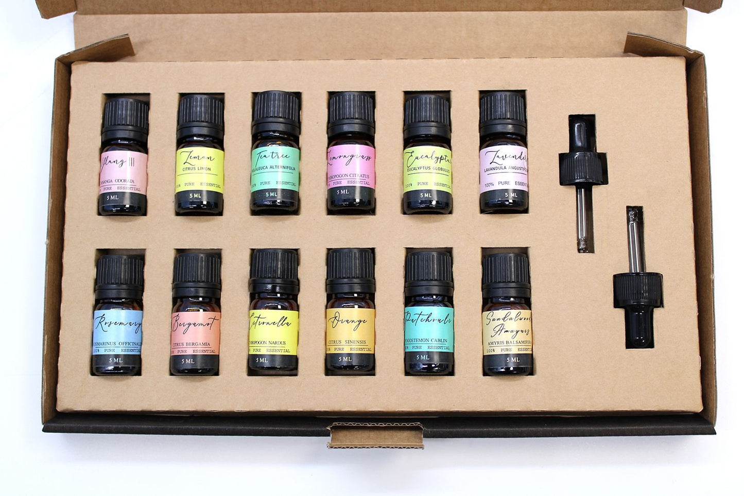 Set de aceites esenciales para aromaterapia - The Top 12