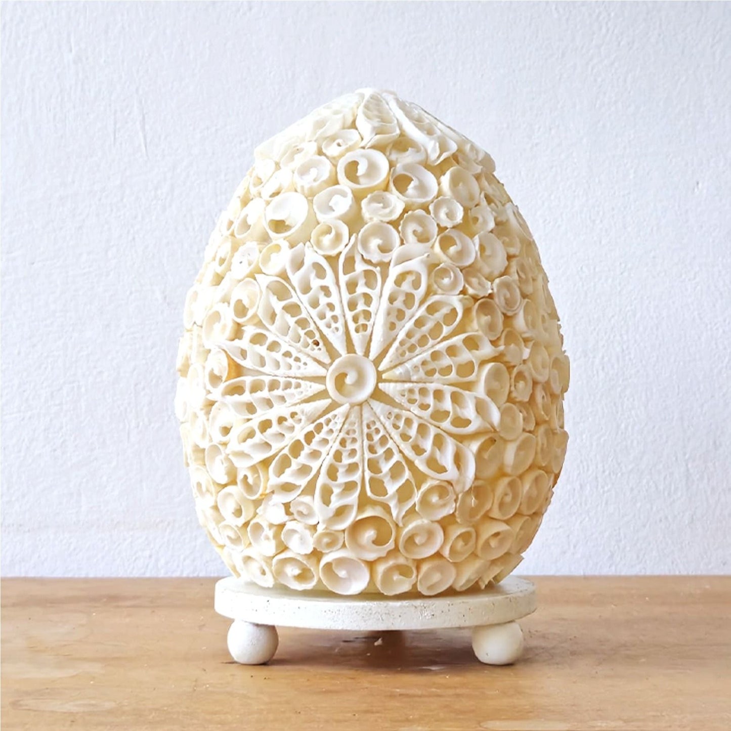 Lámpara Boho de Conchas Marinas - Concha Ovalada - 15 cm