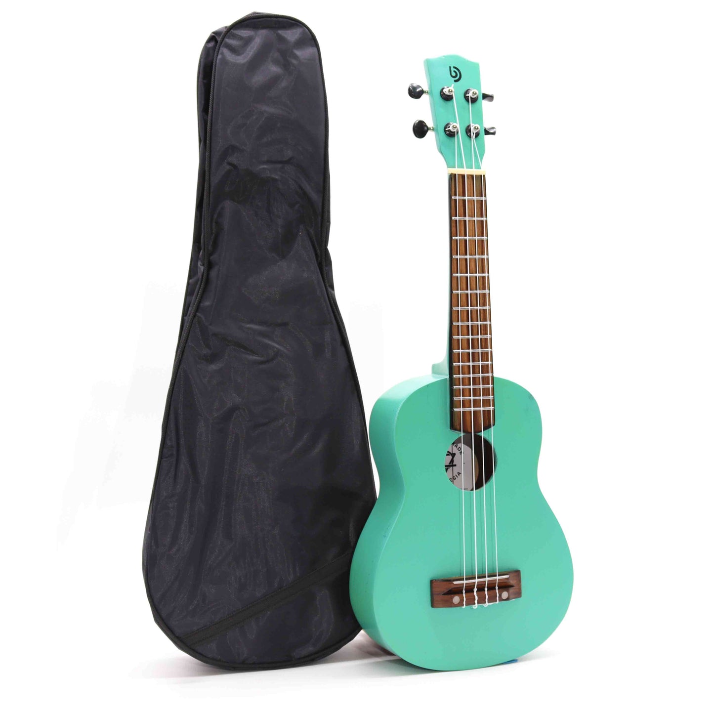 Ukelele Artesanal - Acabado Turquesa (4 Cuerdas)