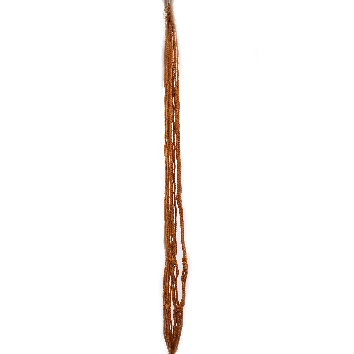 Macrame Maceta Clásico - Chocolate Med Pot