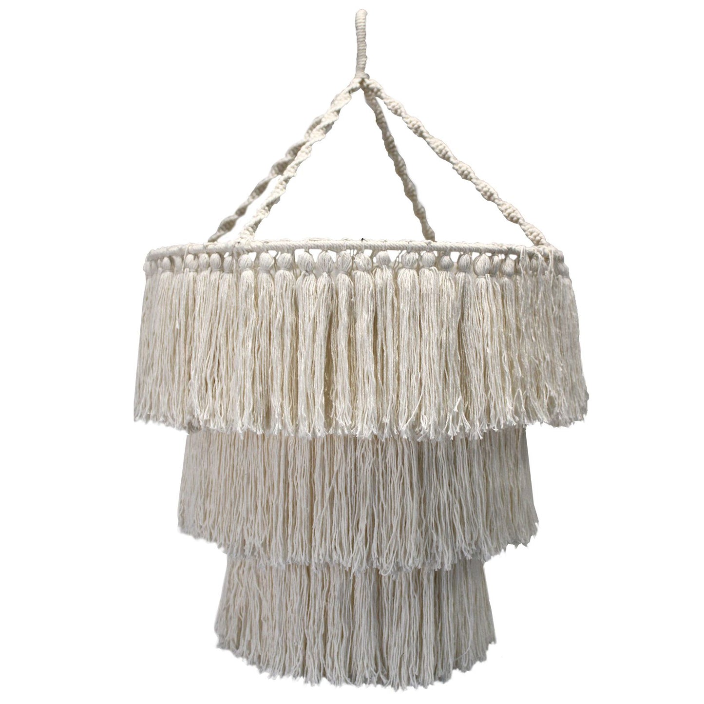 Araña de macramé suave - Natural
