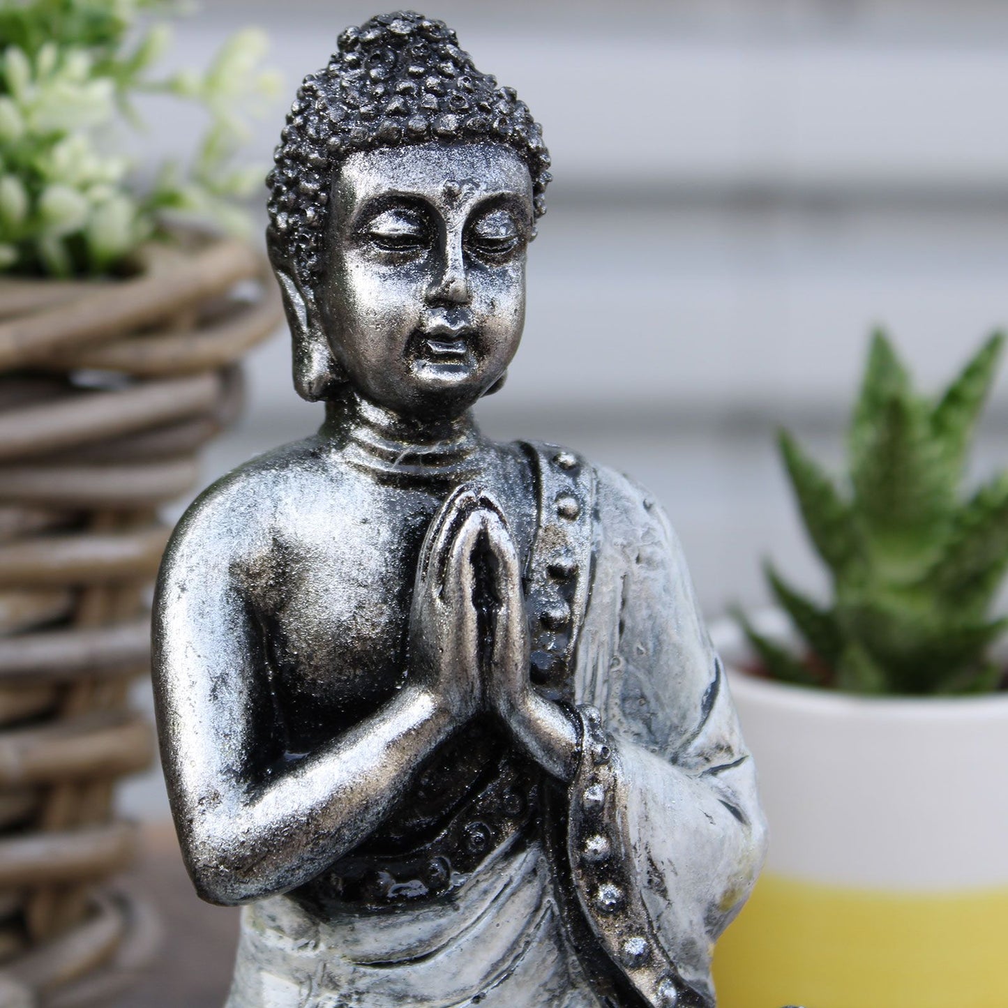 Buddha Gris y Negro - Med