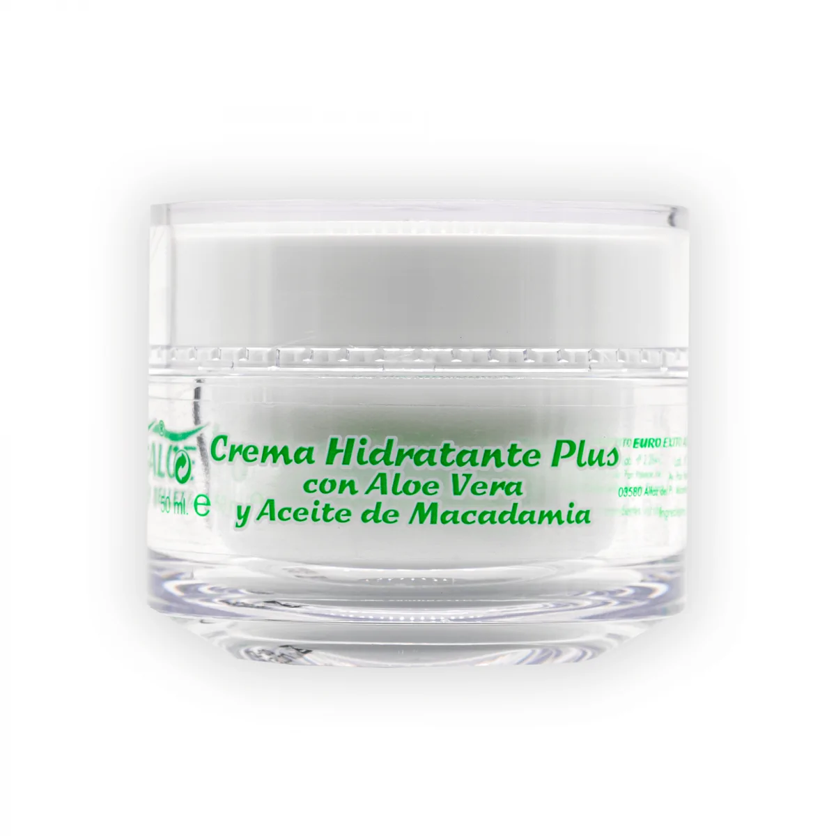 Crema Hidratante Plus con Aloe y Aceite de Nuez Macadamia 50ml