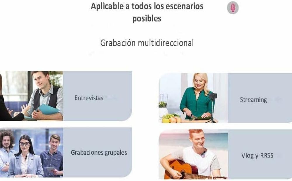 Micrófono Inalámbrico K9 para Móviles - Compatible con iPhone y Android - Calidad Profesional para Vídeos, Podcast y Más