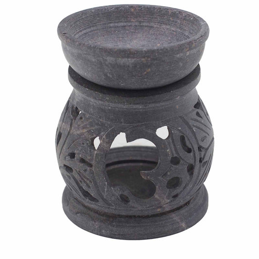 Quemador de aceite pequeño de esteatita 8cm - Om