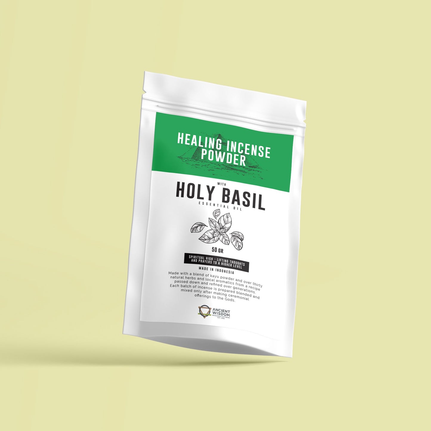 Polvo de incienso curativo - Holy Basil 50gm