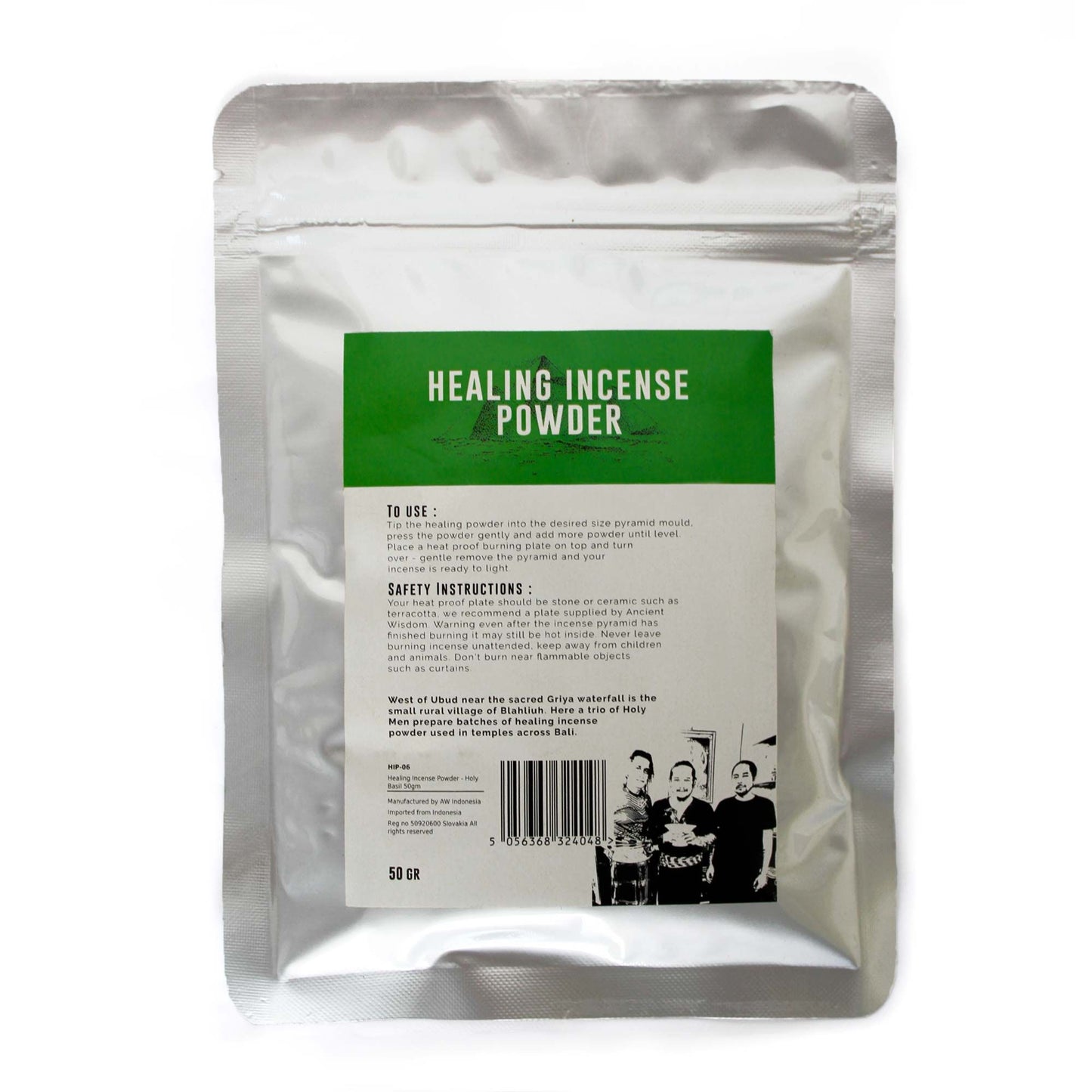 Polvo de incienso curativo - Holy Basil 50gm