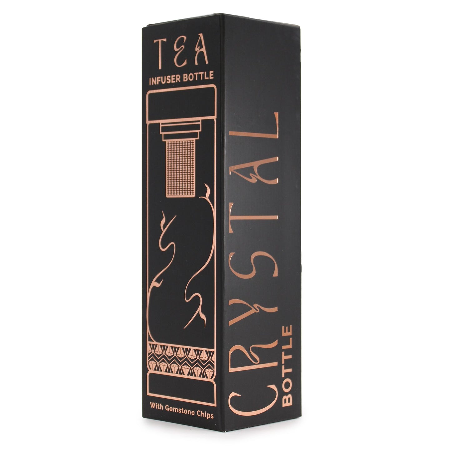 Botella de cristal para té