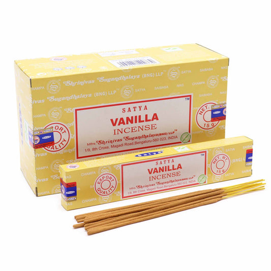 Varillas de Incienso Satya 15gm - Vainilla