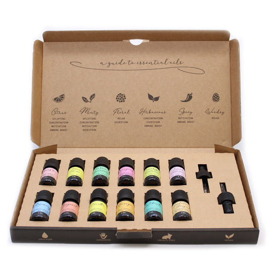 Set de aceites esenciales para aromaterapia - The Top 12