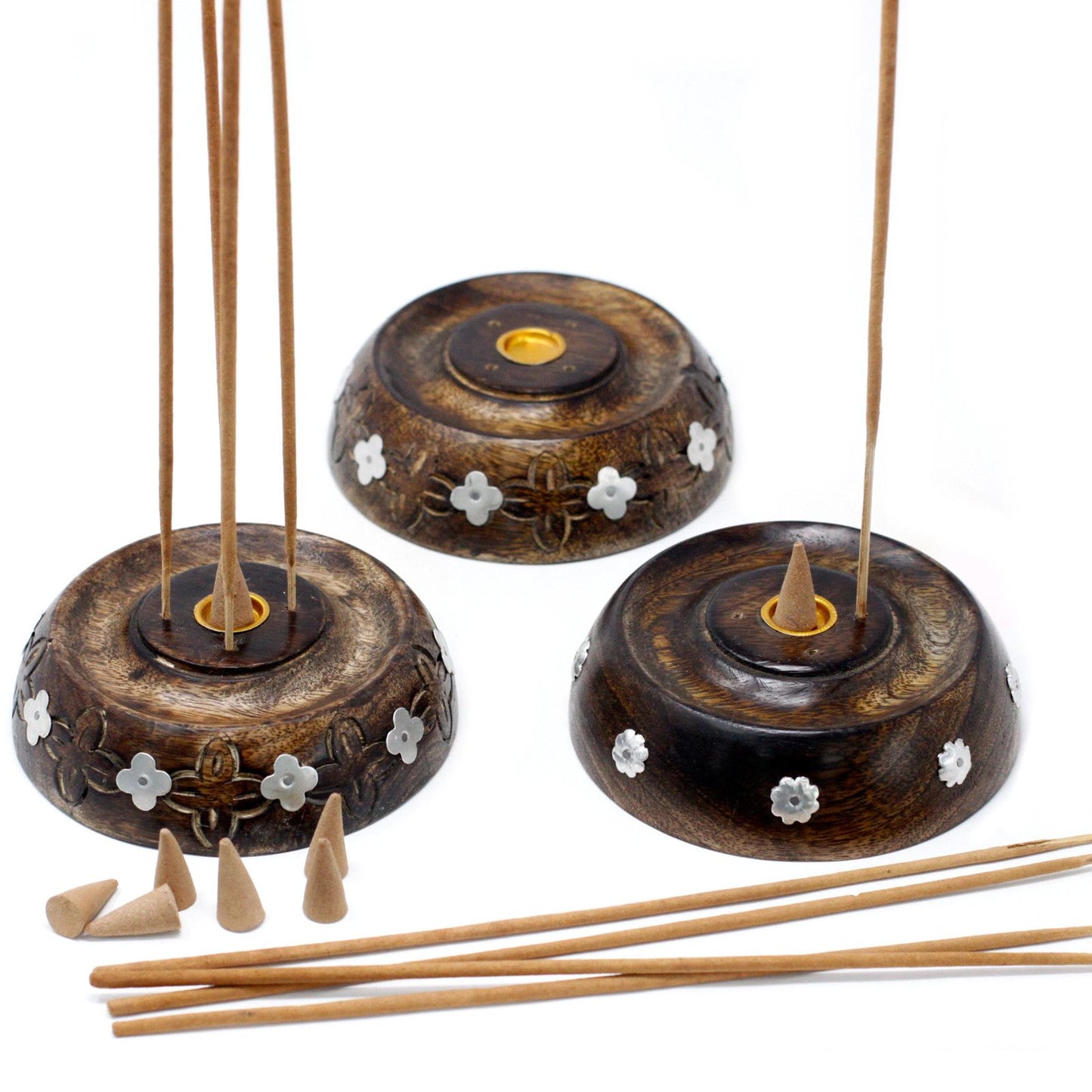 Quemador de cono y varilla - Madera de mango