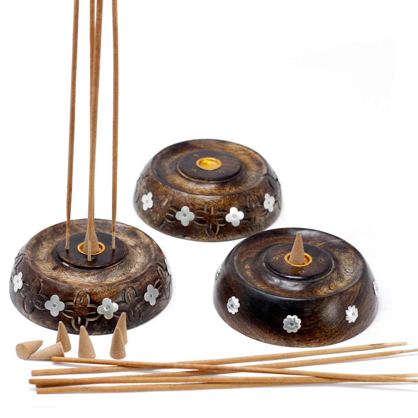 Quemador de cono y varilla - Madera de mango