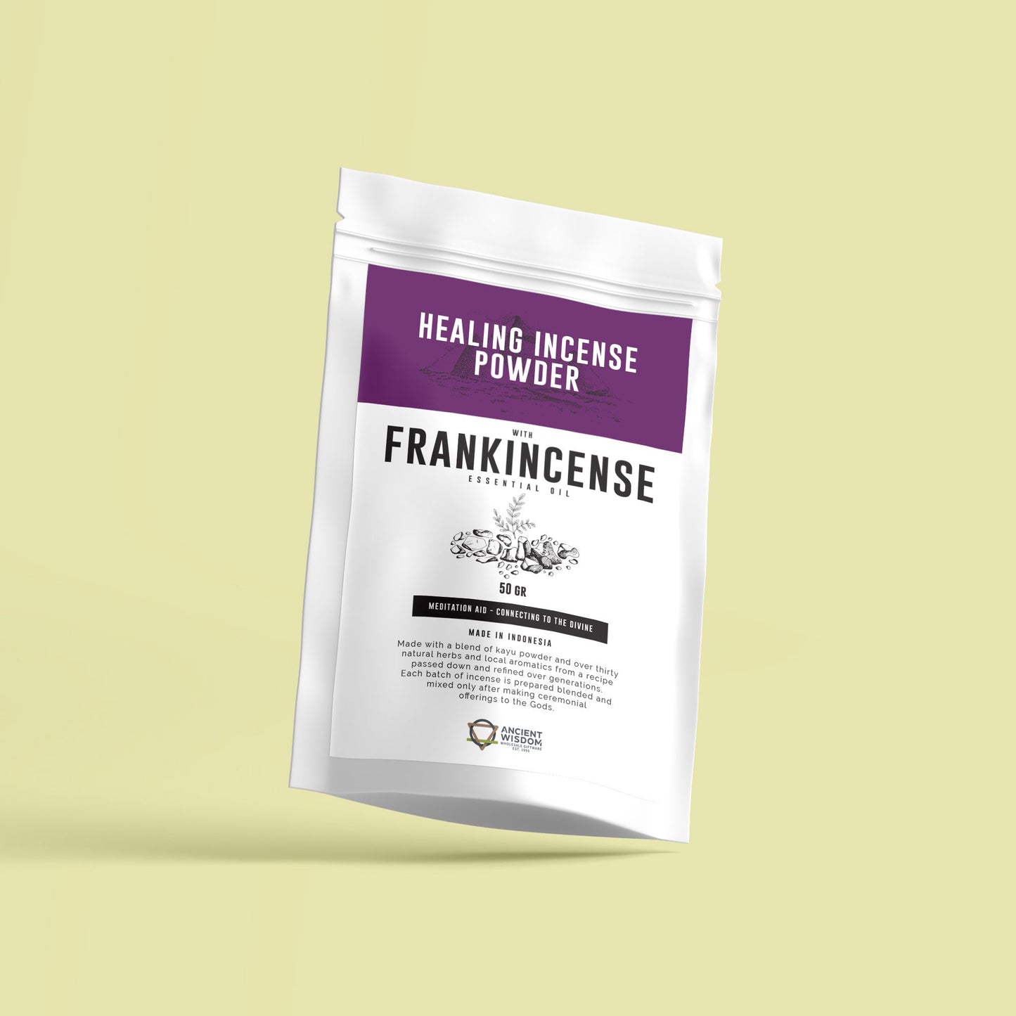 Polvo de incienso curativo - Frankincense 50gm