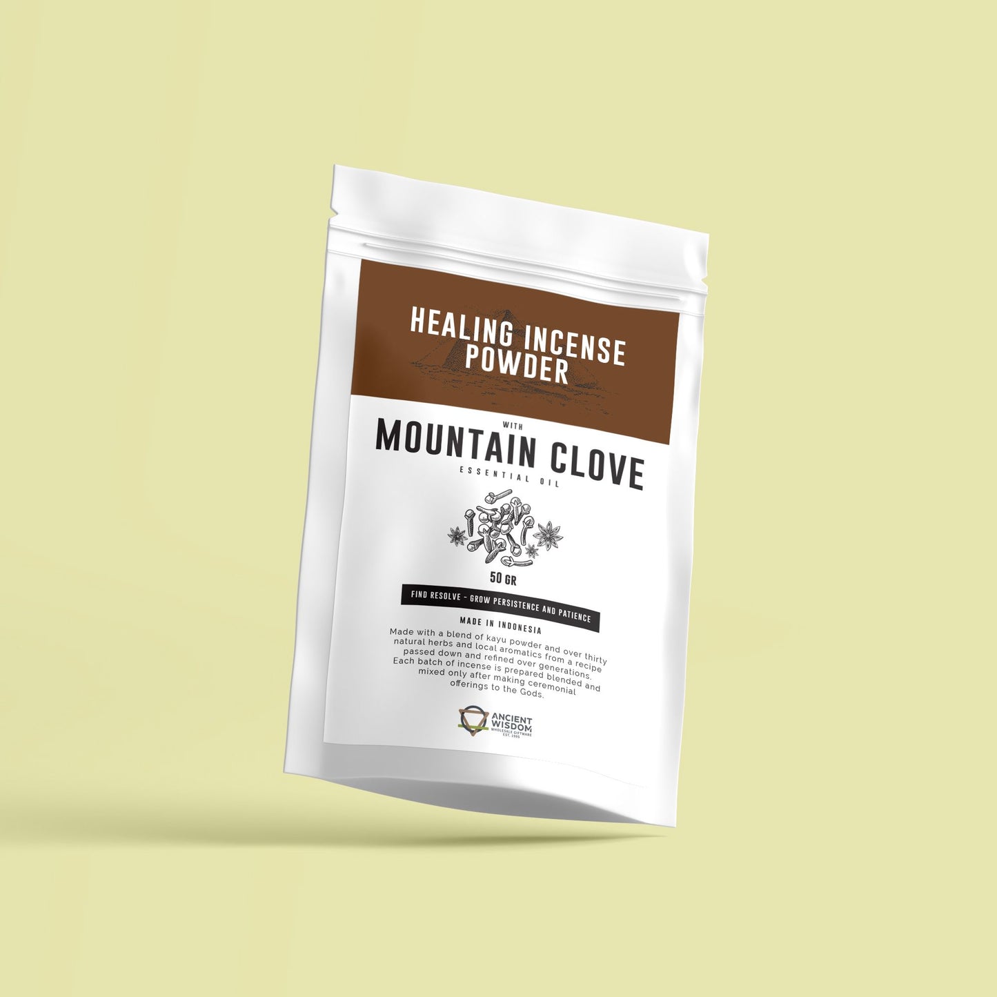 Polvo de incienso curativo - Mountain Clove 50gm