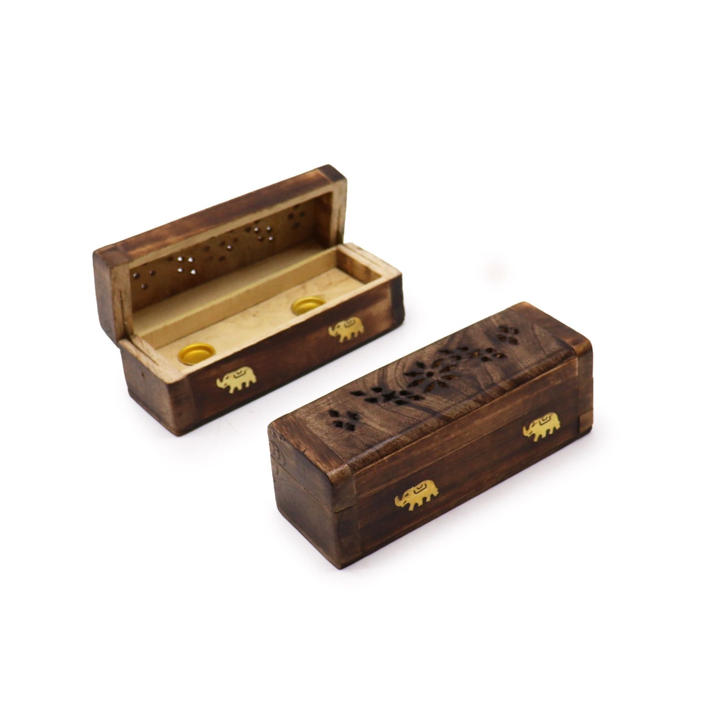 Caja para conos de incienso 6" - Madera de mango