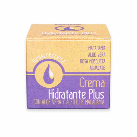 Crema Hidratante Plus con Aloe y Aceite de Nuez Macadamia 50ml